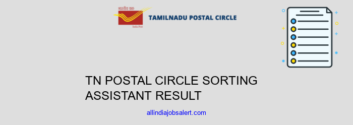 Tn Postal Circle Sorting Assistant Result