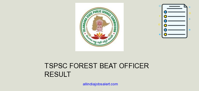 Tspsc Forest Beat Officer Result
