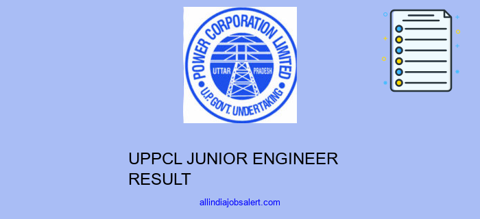 Uppcl Junior Engineer Result