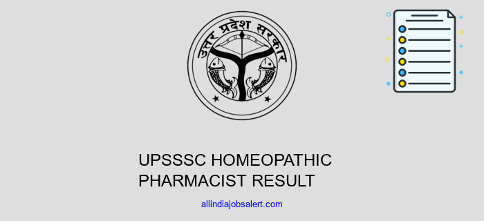 Upsssc Homeopathic Pharmacist Result