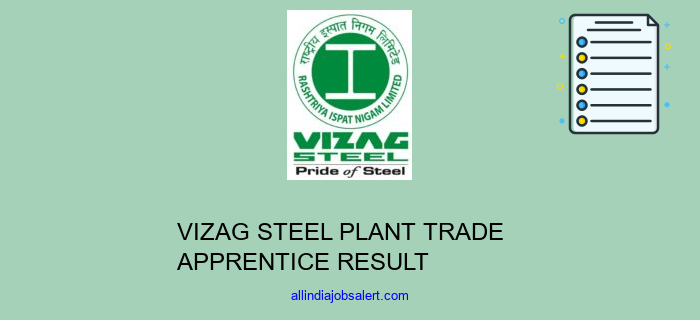 Vizag Steel Plant Trade Apprentice Result