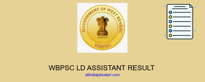 Wbpsc Ld Assistant Result