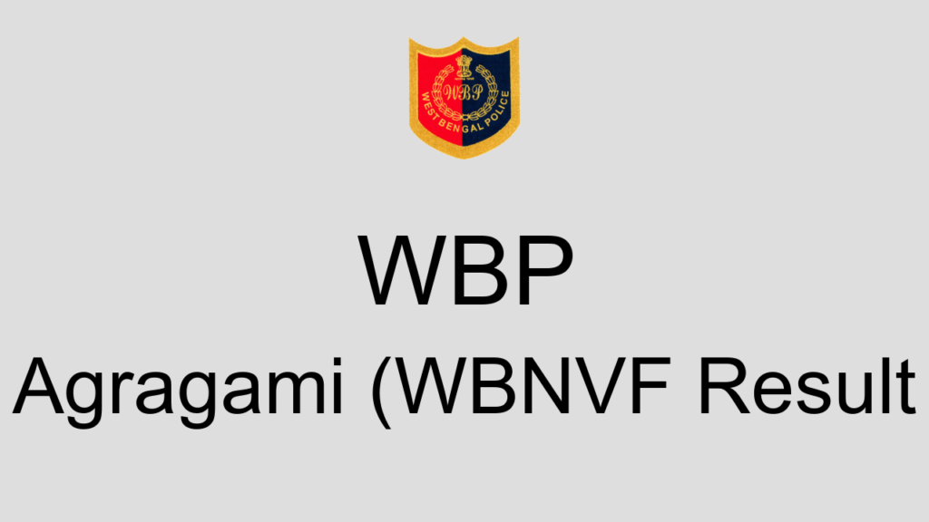 Wbp Agragami (wbnvf Result